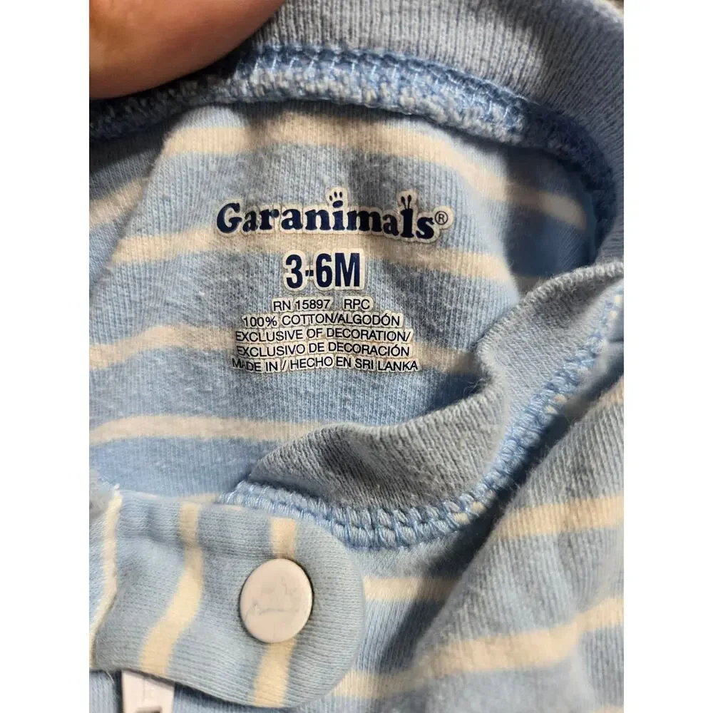 Garanimals 3 to 6 months striped sleeper